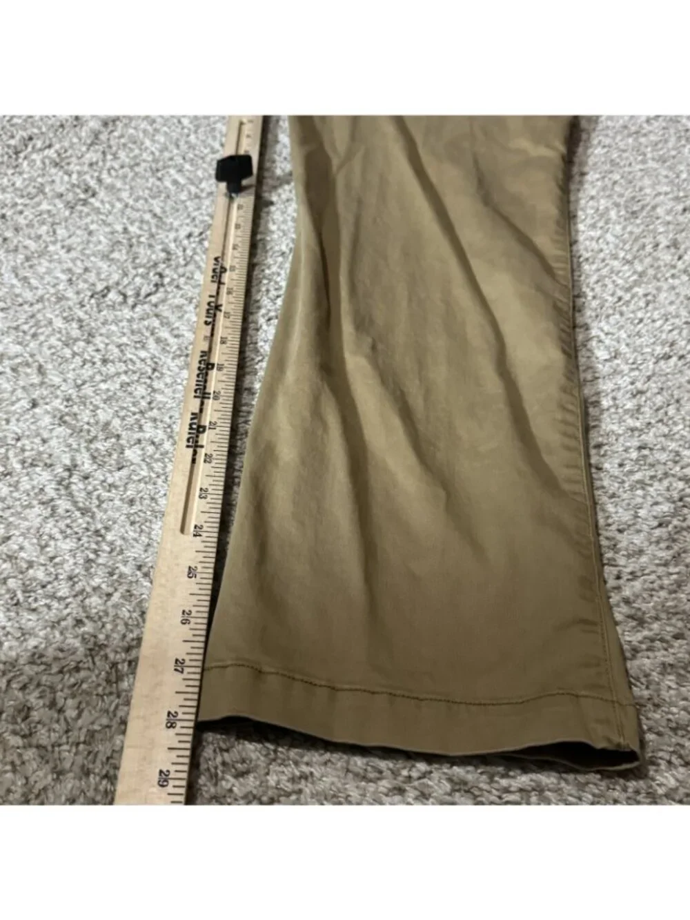 Banana Republic Khaki Chino Pants Men's 33x28 Vintage Straight Fit Stretch